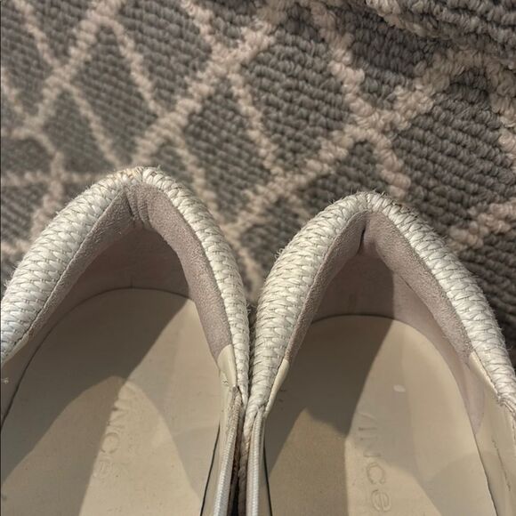 Vince White Slip-On Sneakers with Textured Upper - Picture 7 of 7